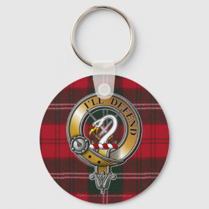 Lennox Tartan & Badge Sleutelhanger