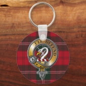 Lennox Tartan & Badge Sleutelhanger (Voorkant)