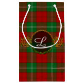 Lennox tartan en monogram klein cadeauzakje (Achterkant)