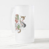 Lennox Tartan Lion Matglas Bierpul (Voorkant links)