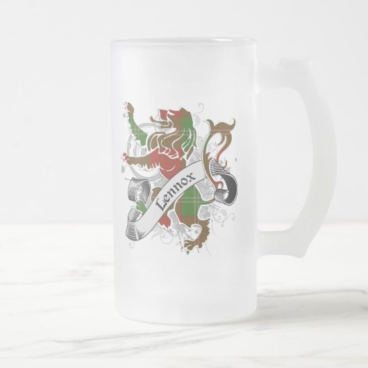 Lennox Tartan Lion Matglas Bierpul (Rechts)