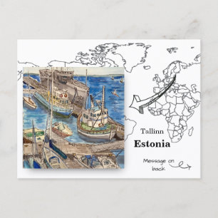 Lennusadam Museum, Tallinn Estland Briefkaart