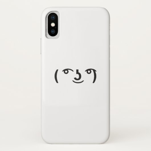 Lenny face memes ( ͡° ͜ʖ ͡°) Tekst Emoji Case-Mate iPhone Case (Achterkant)