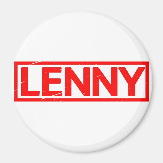 Lenny Stamp Magneet (Voorkant)