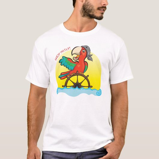 Lenny the Pirate Parrot T-shirt (Voorkant)