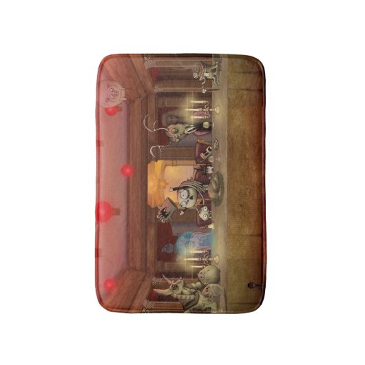 Lenore: Last Supper Bath Mat (Voorkant Verticaal)
