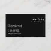 Lens Flare Plastic Surgeon Visitekaartje (Achterkant)