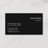 Lens Flare QR Code Consulting Visitekaartje (Achterkant)