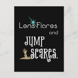 Lens Flares en Jump Sails film humor Briefkaart