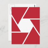 Lens grafisch ontwerp openen briefkaart (Voorkant / Achterkant)