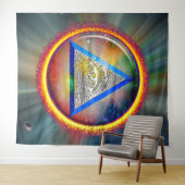 Lens Of Providence Wandkleed (In Situ (horizontaal))