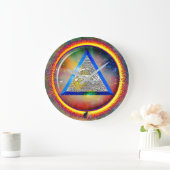 lens van de voorzieningenwandklok grote klok (Huis)