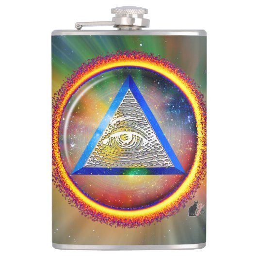 Lens van Geldigheid Heupfles (Voorkant)