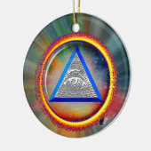 Lens van Geldigheid Keramisch Ornament (Links)