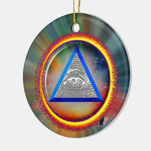 Lens van Geldigheid Keramisch Ornament (Links)