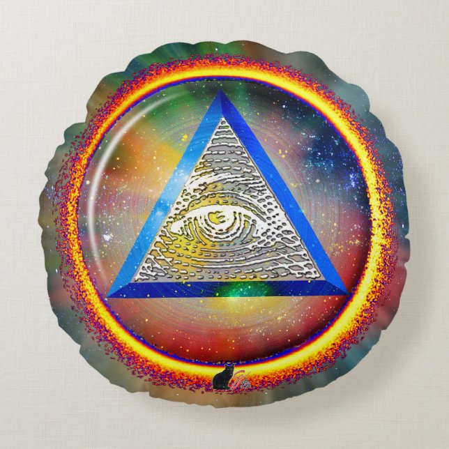 Lens van Geldigheid Rond Kussen (Voorkant)