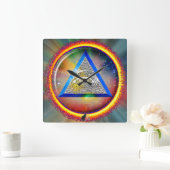 Lens van voorzienigheid wandklok (Huis)