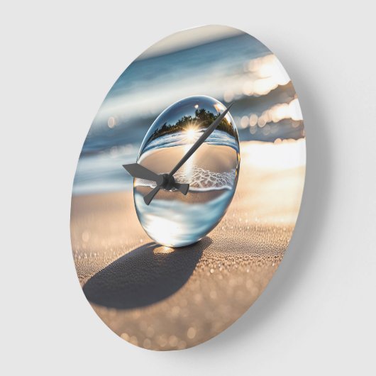 Lensbal met Ocean Beach reflectie Grote Klok (Hoek)