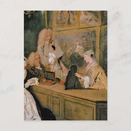 L'Enseigne de Gersaint, 1720 Briefkaart (Voorkant)