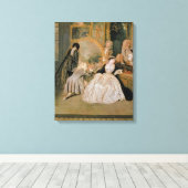 L'Enseigne de Gersaint, 1720 Canvas Afdruk (Insitu (Houten vloer))