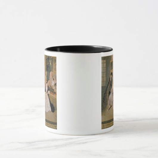 L'Enseigne de Gersaint, 1720 Mok (Midden)