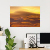 Lensvormige wolk bij zonsondergang poster (Thuiskantoor)