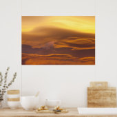 Lensvormige wolk bij zonsondergang poster (Keuken)