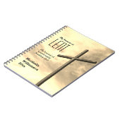 LENT JOURNAL zoekend God Lenten Cross Personated Notitieboek (Linkerzijde)