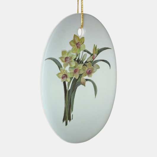 Lent Lily Keramisch Ornament (Rechts)