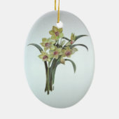 Lent Lily Keramisch Ornament (Achterkant)