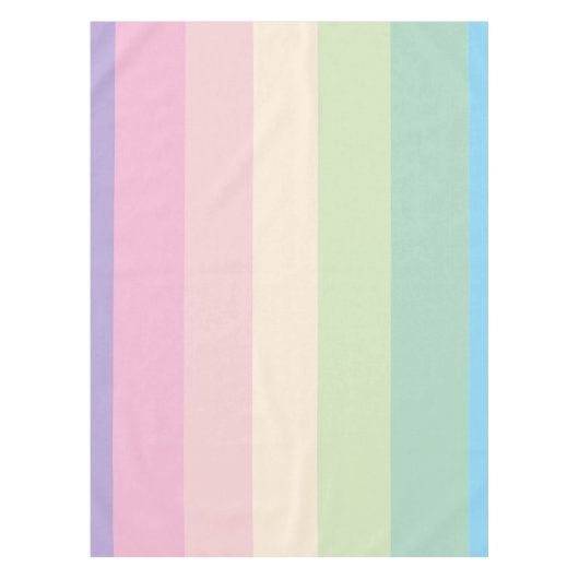 Lent pastel kleuren schema  tafelkleed (Voorkant)