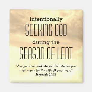 Lent Sason SEEK GOD Magneet