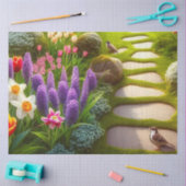 Lent Tulpen Narcissen Hyacint Bloemig Tissuepapier (Craft)