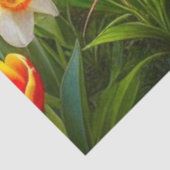 Lent Tulpen Narcissen Hyacint Bloemig Tissuepapier (Detail)