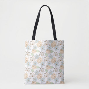 lentasetassen met lentebloemen tote bag