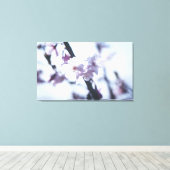 Lentbloeiende boom canvas afdruk (Insitu (Houten vloer))