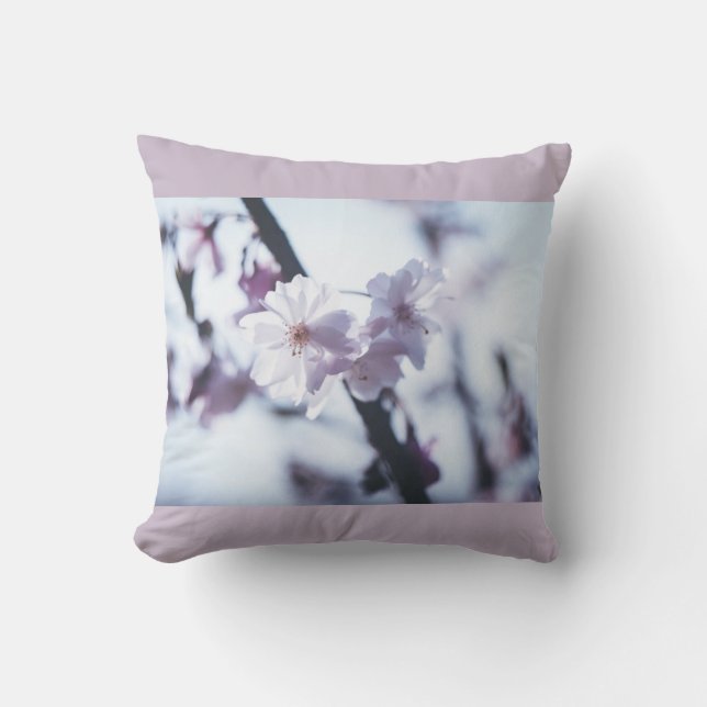 Lentbloeiende boom kussen (Voorkant)