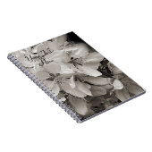 Lentbloem in zwart-wit notitieboek (Rechterzijde)