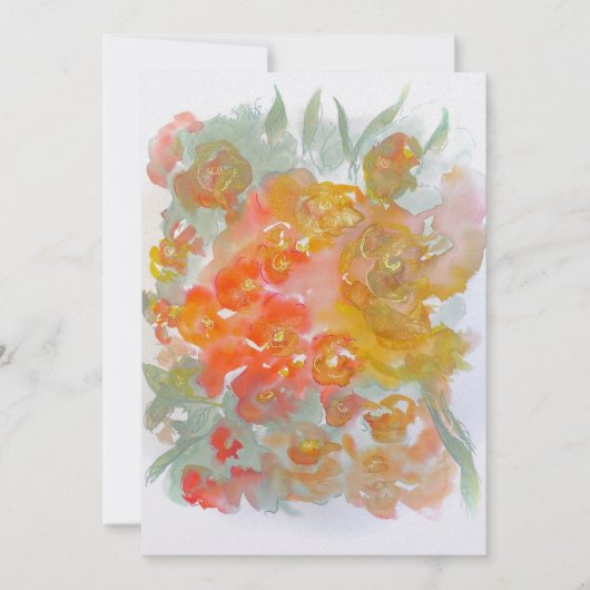 Lentbloemen Bedankkaart (Voorkant)