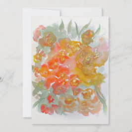 Lentbloemen Bedankkaart