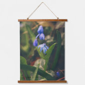 Lentbloemen (Blauwe Hyacinth, Glory of the Snow) Hangend Wandkleed (Voorkant 2)
