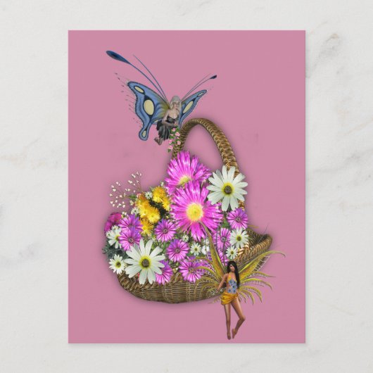 Lentbloemen Briefkaart (Voorkant)