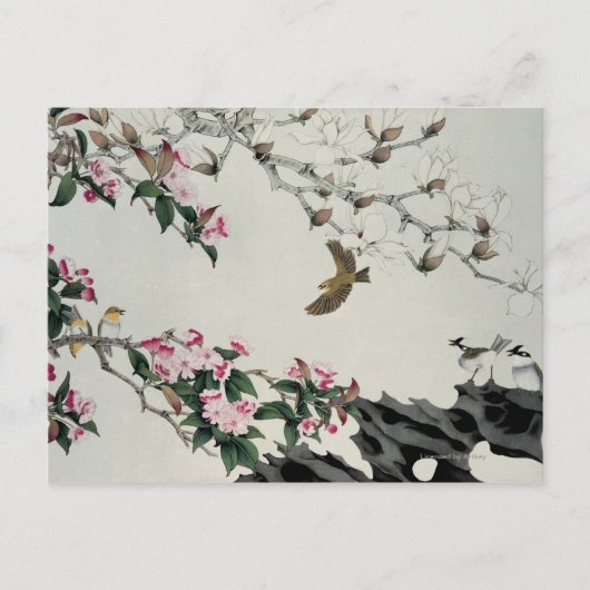 Lentbloemen Briefkaart (Voorkant)