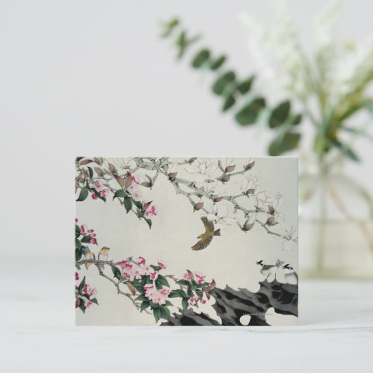 Lentbloemen Briefkaart (Staand voorkant)