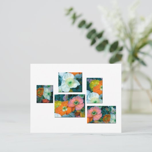 Lentbloemen Briefkaart (Staand voorkant)