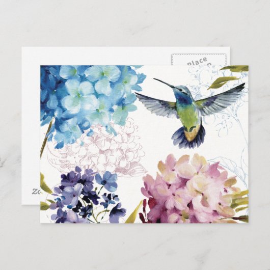 Lentbloemen Briefkaart (Voorkant / Achterkant)