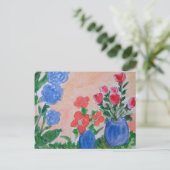 Lentbloemen Briefkaart (Staand voorkant)