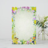 Lentbloemen Briefpapier (Staand voorkant)