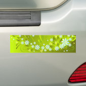 lentbloemen bumpersticker (Op auto)