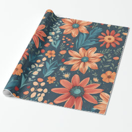 Lentbloemen Cadeaupapier